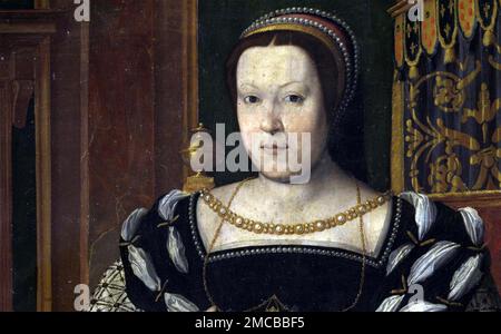CATHERINE de MÉDICIS (1519-1589) noble florentine Banque D'Images