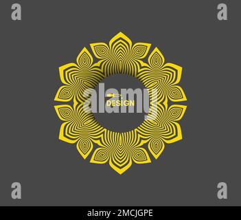 Résumé de l'élément de conception à rayures. Vector illustration avec effet dynamique. Illustration de Vecteur