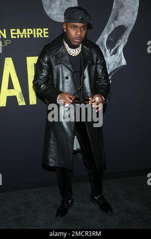 DaBaby, à la première mondiale de 'peur' à la Guilde des directeurs d'Amérique à Los Angeles, CA, Etats-Unis sur 21 janvier 2022. Photo de Fati Sadou/ABACAPRESS.COM Banque D'Images