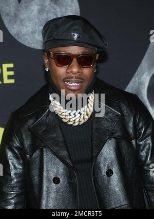 DaBaby, à la première mondiale de 'peur' à la Guilde des directeurs d'Amérique à Los Angeles, CA, Etats-Unis sur 21 janvier 2022. Photo de Fati Sadou/ABACAPRESS.COM Banque D'Images