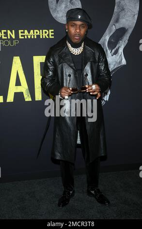 DaBaby, à la première mondiale de 'peur' à la Guilde des directeurs d'Amérique à Los Angeles, CA, Etats-Unis sur 21 janvier 2022. Photo de Fati Sadou/ABACAPRESS.COM Banque D'Images