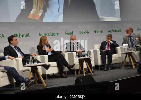 Berlin, Allemagne - 20 janvier 2023 - le Forum mondial pour l'alimentation et l'agriculture. (Photo de Markku Rainer Peltonen) Banque D'Images