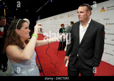 21 janvier 2023, Festhalle, Francfort, 52nd Sports ball de la Fondation Deutsche Sporthilfe 2023, sur la photo Alexander Meier Banque D'Images