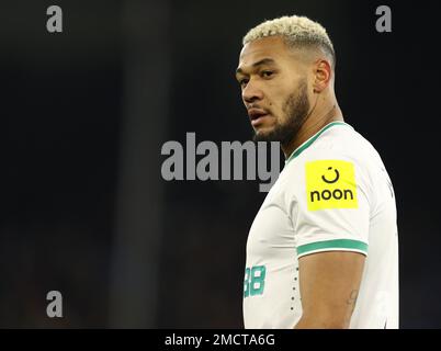 Londres, Angleterre, 21st janvier 2023. Joelinton de Newcastle United lors du match de la Premier League à Selhurst Park, Londres. Le crédit photo devrait se lire: Paul Terry / Sportimage Banque D'Images