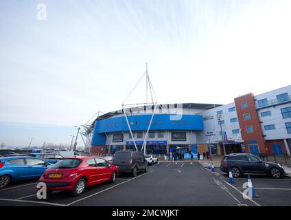 Reading, Royaume-Uni. 22nd janvier 2023. Reading, Angleterre, 22 janvier 2023: La vue générale du stade de location de voitures Select avant le match de football de la Super League Barclays FA Womens entre Reading et Manchester United au stade de location de voitures Select à Reading, Angleterre. (James Whitehead/SPP) crédit: SPP Sport Press photo. /Alamy Live News Banque D'Images