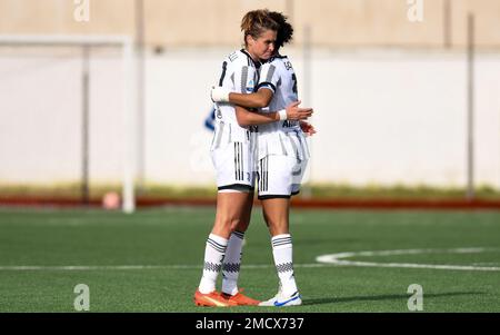 Pomigliano, Italie. 22nd janvier 2023. Cristiana Ghirelli (10) Juventus femmes lors du championnat italien de football League A Women 2022/2023 match entre Pomigliano Femminile vs Juventus femmes au stade Ugo Gobbato à Pomigliano d'Arco (NA), Italie, le 21 janvier 2023 crédit: Independent photo Agency/Alay Live News Banque D'Images