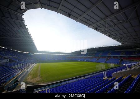 Reading, Royaume-Uni. 22nd janvier 2023. Reading, Angleterre, 22 janvier 2023: La vue générale à l'intérieur du stade de location de voitures Select avant le match de football de la Super League Barclays FA Womens entre Reading et Manchester United au stade de location de voitures Select à Reading, Angleterre. (James Whitehead/SPP) crédit: SPP Sport Press photo. /Alamy Live News Banque D'Images