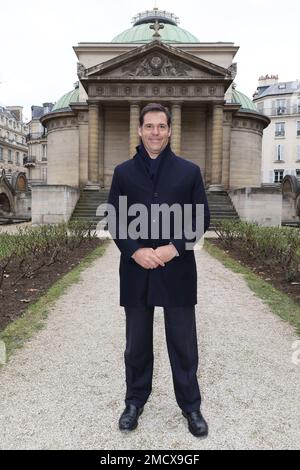 EXCLUSIF. Louis Alphonse de Bourbon, duc d'Anjou assiste à la messe annuelle en l'honneur de la date anniversaire de la mort de Louis XVI à la Chapelle Expiatoire de Paris, France sur 22 janvier 2023. Louis Alphonse de Bourbon est le chef de la Maison de Bourbon. Des membres de la famille gouvernaient auparavant la France et d'autres pays. Selon les légitimistes, il est considéré comme le préjugé du défunt trône de France comme Louis XX. Photo de Jerome Dominé/ABACAPRESS.COM Banque D'Images