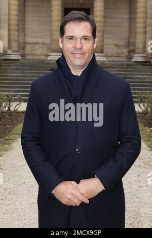 EXCLUSIF. Louis Alphonse de Bourbon, duc d'Anjou assiste à la messe annuelle en l'honneur de la date anniversaire de la mort de Louis XVI à la Chapelle Expiatoire de Paris, France sur 22 janvier 2023. Louis Alphonse de Bourbon est le chef de la Maison de Bourbon. Des membres de la famille gouvernaient auparavant la France et d'autres pays. Selon les légitimistes, il est considéré comme le préjugé du défunt trône de France comme Louis XX. Photo de Jerome Dominé/ABACAPRESS.COM Banque D'Images