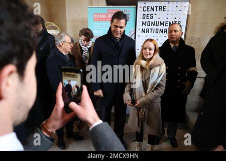 EXCLUSIF. Louis Alphonse de Bourbon, duc d'Anjou assiste à la messe annuelle en l'honneur de la date anniversaire de la mort de Louis XVI à la Chapelle Expiatoire de Paris, France sur 22 janvier 2023. Louis Alphonse de Bourbon est le chef de la Maison de Bourbon. Des membres de la famille gouvernaient auparavant la France et d'autres pays. Selon les légitimistes, il est considéré comme le préjugé du défunt trône de France comme Louis XX. Photo de Jerome Dominé/ABACAPRESS.COM Banque D'Images