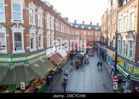 Electric Avenue Street Market Brixton London Banque D'Images