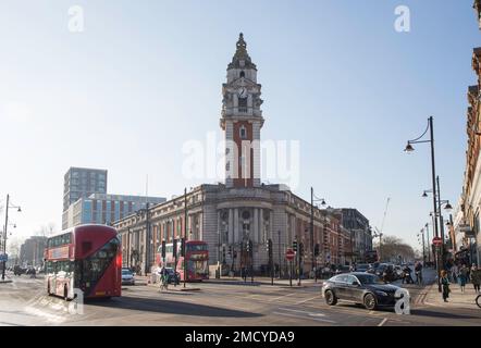 Lambeth Town Hall Brixton Londres Angleterre Banque D'Images