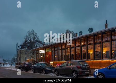 Wien, Vienne: Restaurant Waldgrill à Cobenzl en 19. Döbling, Vienne, Autriche Banque D'Images