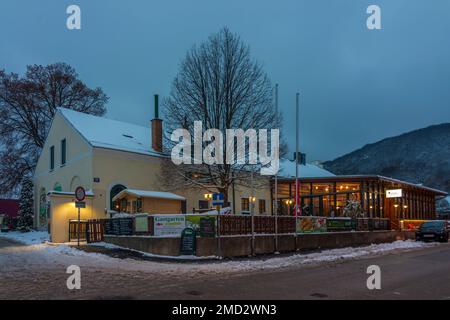 Wien, Vienne: Restaurant Waldgrill à Cobenzl en 19. Döbling, Vienne, Autriche Banque D'Images