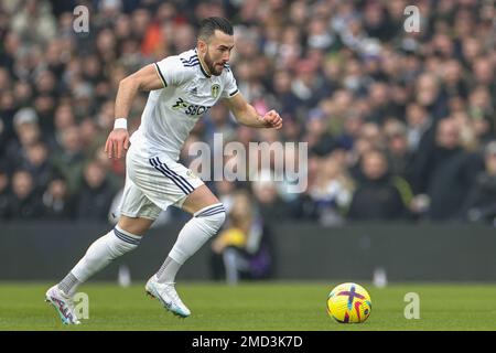 Jack Harrison #11 de Leeds United pendant le match de Premier League Leeds United contre Brentford à Elland Road, Leeds, Royaume-Uni. 22nd janvier 2023. (Photo de Mark Cosgrove/News Images) à Leeds, Royaume-Uni, le 1/22/2023. (Photo de Mark Cosgrove/News Images/Sipa USA) crédit: SIPA USA/Alay Live News Banque D'Images