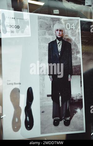 Paris, France. 22nd janvier 2023. Scènes en coulisses et première apparition de la semaine de la mode de Paris TAAKK - salon des vêtements pour hommes automne-hiver 2023 dans le cadre de la semaine de la mode de Paris sur 22 janvier 2023 à Paris, France. Photo de Jana Me contacter J/ABACAPRESS.COM crédit: Abaca Press/Alay Live News Banque D'Images