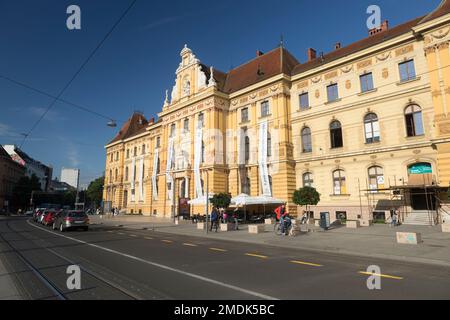 Croatie, Zagreb, le Musée des arts et de l'artisanat. Banque D'Images