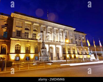 Freiherr vom Stein Monument en face de l'Abgeordnetenhaus Berlin, l'ancien Parlement prussien, Allemagne, Berlin, Berlin Banque D'Images