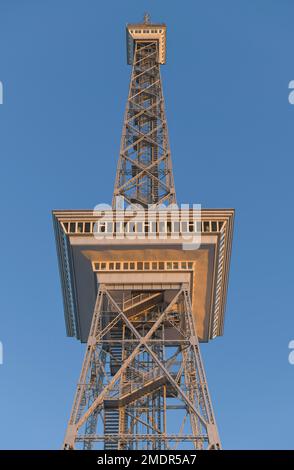 Funkturm, Messedamm, Westend, Charlottenburg, Berlin, Allemagne Banque D'Images