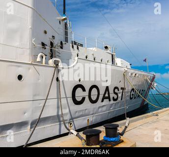 ÉTATS-UNIS Coast Guard Cutter Ingham Maritime Museum, Truman Waterfront Park, Key West, Floride, États-Unis Banque D'Images