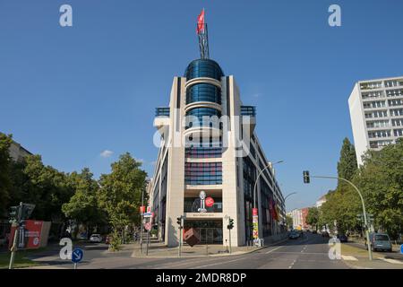 Siège fédéral du SPD, Willy Brandt House, Wilhelmstrasse, Kreuzberg, Berlin, Allemagne Banque D'Images