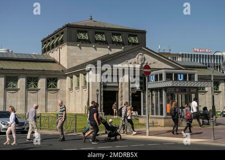 Gare, Wittenbergplatz, Schoeneberg, Berlin, Allemagne Banque D'Images