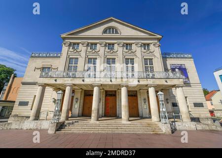 Théâtre national allemand, Theaterplatz, Weimar, Thuringe, Allemagne Banque D'Images