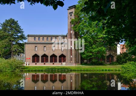 Brandenburg State Museum of Modern Art, ancienne centrale diesel, Am Amtsteich, Cottbus, Brandebourg, Allemagne Banque D'Images