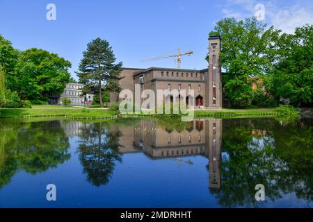 Brandenburg State Museum of Modern Art, ancienne centrale diesel, Am Amtsteich, Cottbus, Brandebourg, Allemagne Banque D'Images