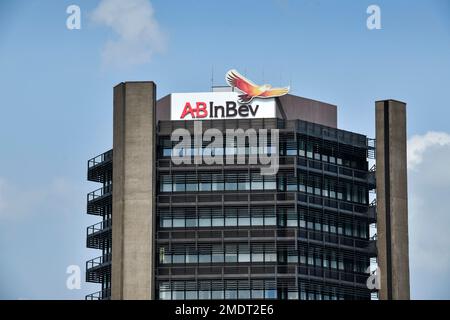 Brasserie Beks Beer, Anheuser Bush InBev, Brême, Allemagne Banque D'Images