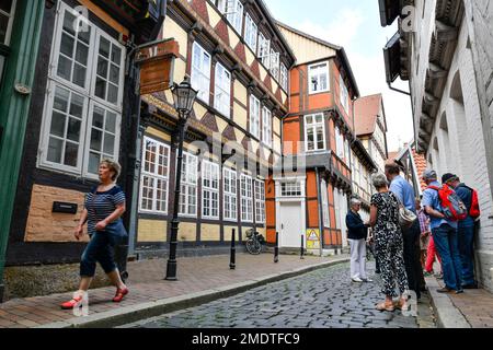 Old Latin School, Kalandgasse, Vieille ville, celle, Basse-Saxe, Allemagne Banque D'Images