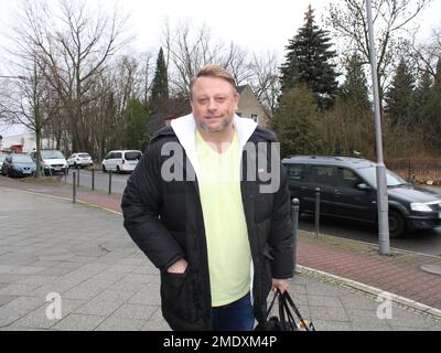 Christian Oberfuchshuber BEI der Ankunft zur Aufzeichnung der ARD-Spielshow 'Klein gegen Gross - Das unglaubliche Duell' im Studio Adlershof. Berlin, Banque D'Images