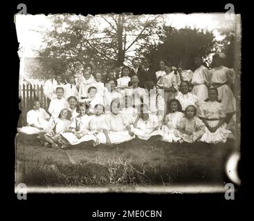 Portrait de l'école victorienne, Circa 1890 Banque D'Images