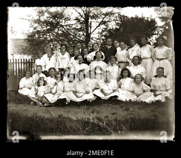 Portrait de l'école victorienne, Circa 1890 Banque D'Images
