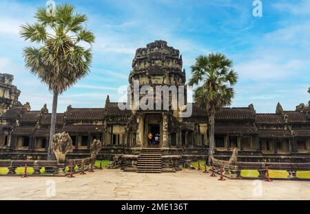 WAT D'ANGKOR - JANVIER 2023 : temple d'Angkor Wat - Prasat Kravan Banque D'Images