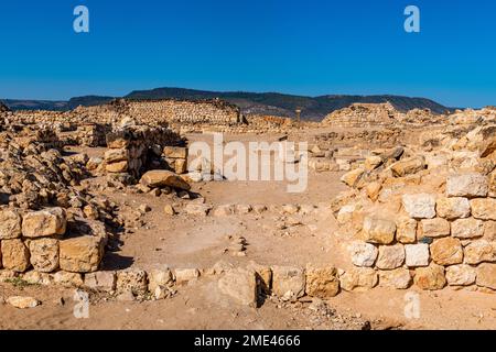 Oman, Dhofar, Taqah, ruines antiques de Sumhuram Banque D'Images