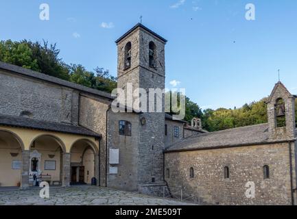 Ancienne église de la Verna Sanctuary Banque D'Images