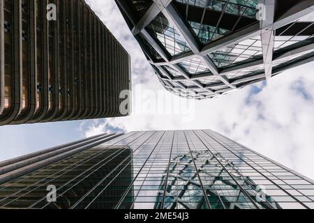 France, Ile-de-France, Paris, gratte-ciels modernes dans le quartier de la Défense Banque D'Images