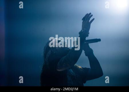 Palapartenope, Naples, Italie, 23 janvier 2023, DREAM THEATRE - JAMES LABRIE au Dream Theatre - tournée Top of the World - concert de musique Banque D'Images