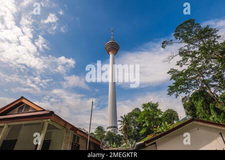 Tour de Kuala Lumpur, une tour de télécommunication à Kuala Lumpur, Malaisie. Banque D'Images