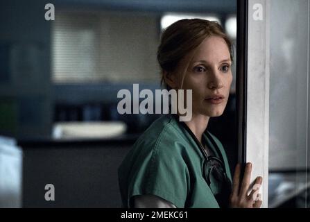 La bonne infirmière Jessica Chastain Banque D'Images