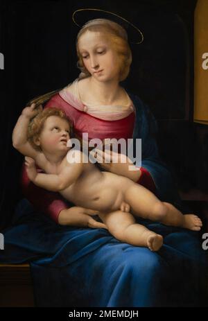 La Vierge à l'enfant, la Madonna Bridgewater, Raphaël, vers 1507-1508, Galerie nationale écossaise, Édimbourg, Écosse, Banque D'Images