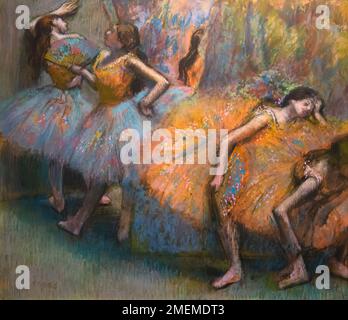 Ballet Dancers, Edgar Degas, 1888, Banque D'Images