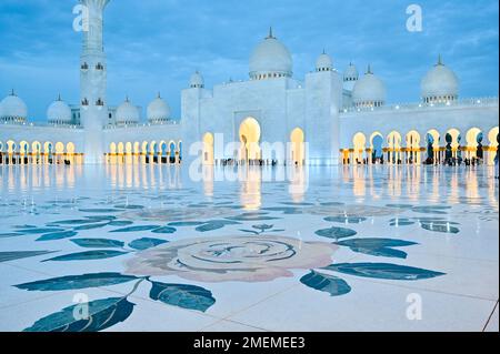 Grande Mosquée de Sheikh Zayed, Abu Dhabi Banque D'Images