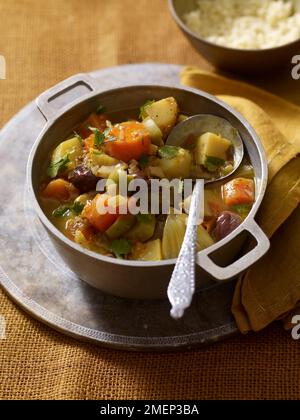 Tagine de légumes mélangé Banque D'Images