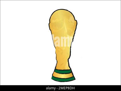 Trophée de la coupe du monde de la FIFA Banque D'Images