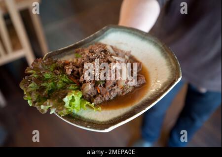 Corée du Sud, Séoul, spécialités culinaires, Bulgogi Banque D'Images