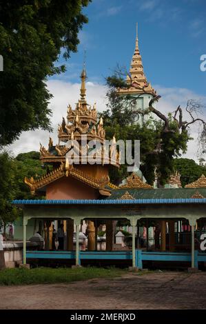 Myanmar, autour de Mandalay, Monywa, Thanboddhay Paya Banque D'Images