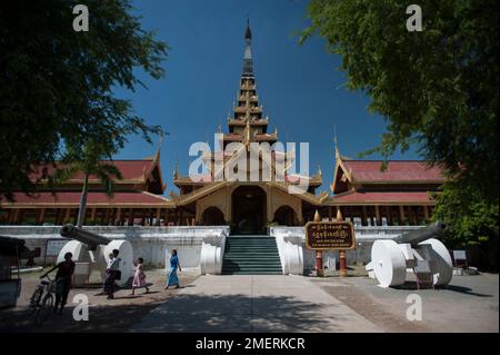 Myanmar, région de Mandalay, Mandalay, Atumashi Kyaung Banque D'Images