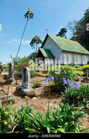 Haputhale, province d'Uva, Sri Lanka, Église Saint-André Banque D'Images